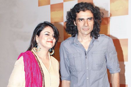 Preety with Husband Imtiaz Ali